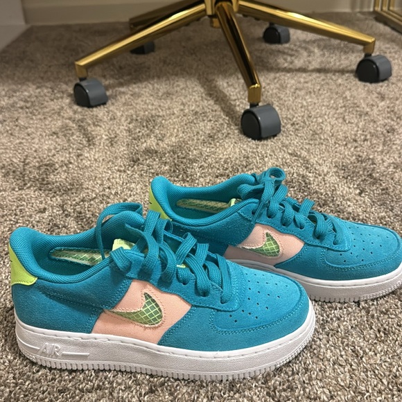 Nike Air Force 1 Oracle Aqua - Picture 2 of 6